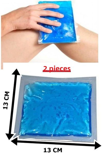 OptaPro 2 Pcs 13 Cm Hot Cold Thermo Gel Compress Ice Gel Thermogel Small Size First Aid Sprain Burn Sportsman