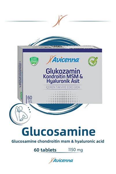 Avicenna Glucosamine Glucosamine Condosamine Msm & Hyaluronic Acid - 60 Tablets