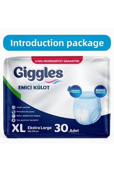 giggles Patient Diapers Size XL - 30 Absorbent Panties