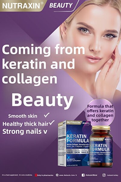 Nutraxin Keratin Formula 60 Tablets