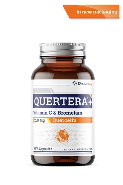 Orbitera كويرترا بلس مكمل غذائي يحتوي على كويرسيتين، فيتامين سي، بروميلين