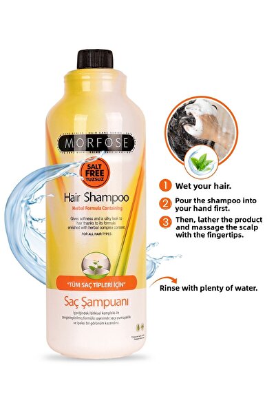 Morfose Herbal Shampoo 1000 ml 2 Pieces