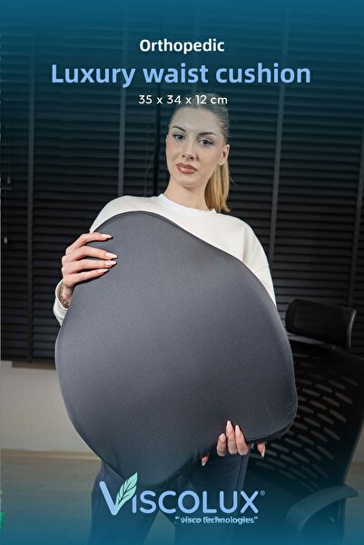 Viscolux وسادة دعم الخصر الفاخرة لتقويم العظام - وسادة دعم الخصر فيسكو مدخنة ...