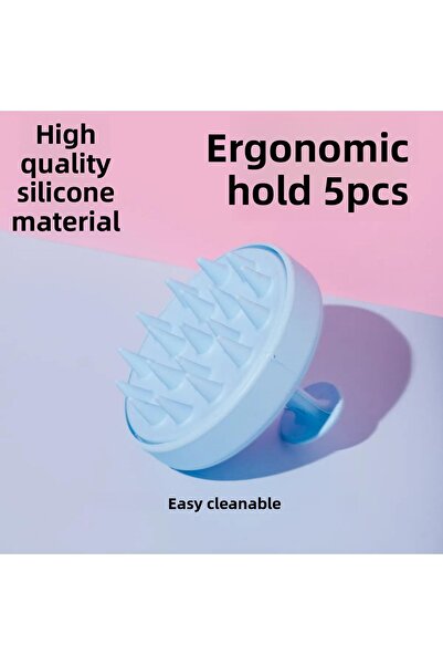 Mode Cool Χτένα σαμπουάν σιλικόνης για μασάζ του τριχωτού της κεφαλής, χτένα ...