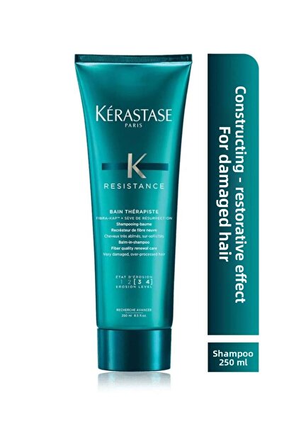 Kerastase شامبو العناية بالشعر المعالج Resistance Bain Therapiste 3-4، 250 مل