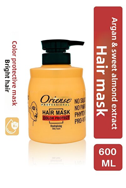 ORİENSE قناع الشعر لحماية اللون والعناية النهائية للشعر، خالي من البارابين وا...