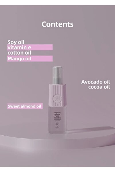 NISHLADY Ultimate Volume - 100 ML Volumizing and Plumping Serum, for Thin Strands Weak Hair