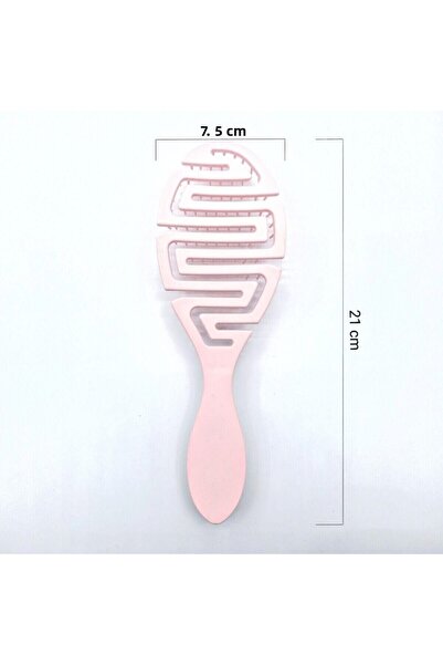 BC Güneş Shop - فرشاة شعر كيوبس برو ثلاثية الأبعاد - فرشاة شعر وردية كيوبس بر...