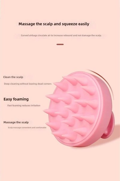 CARNIVAL LAND Soft Silicone Toothed Comb Scalp Massage Comb Shampoo Shower Brush Bath Hair Care Comb