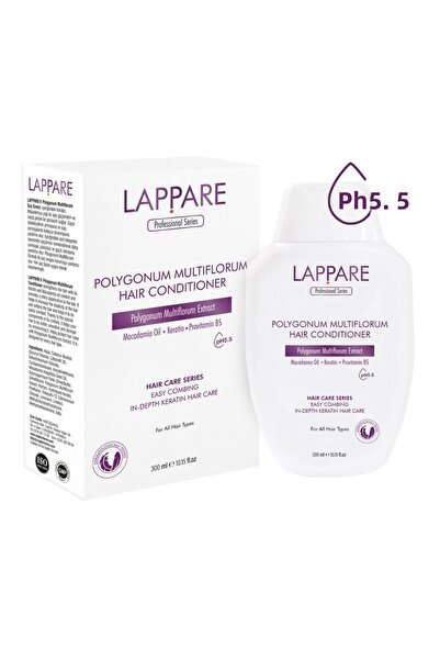 Lappare كريم الشعر Ph 5.5 - الكيراتين والماكاديمية، بروفيتامين ب5 بوليغونوم م...