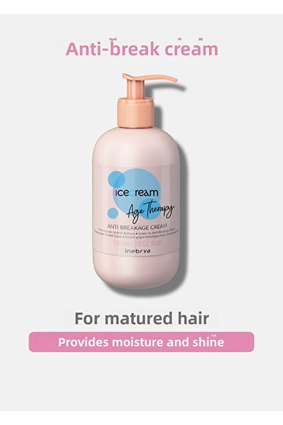 Inebrya كريم آيس كريم إيج ثيرابي المضاد للكسر - كريم مضاد للكسر للألسنة الناضجة 150 مل