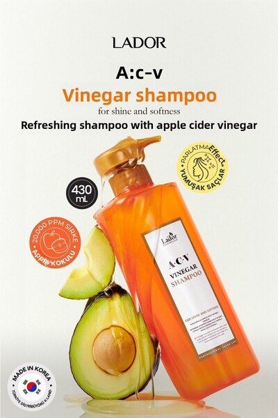 Lador LADOR Acv Vinegar Shampoo 150 ml - Καθαριστικό Σαμπουάν με Μηλόξυδο