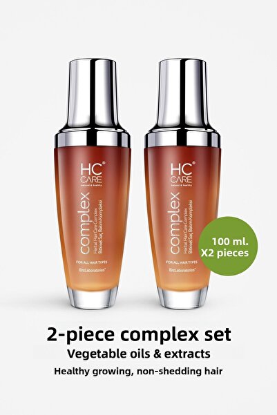 HC Care مركب Hc - مجموعة من 2 مركب للعناية بالشعر