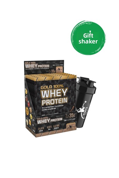 Torq Nutrition Gold Whey Protein - 35 gr X 7 Sachets, Mixed Aroma