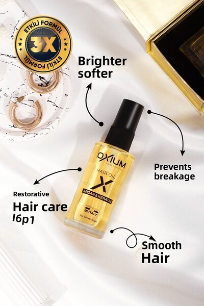 oxium Yossun Prime 3 - More Effective Argan and Keratin Hair Serum