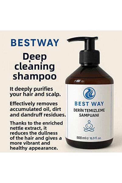 BESTWAY KUAFÖR & GÜZELLİK SALONU Deep Cleaning Shampoo