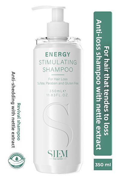 SİEM 350ml Energy Stimulating Sulfate-Free Hair Care Shampoo - Anti-Shedding