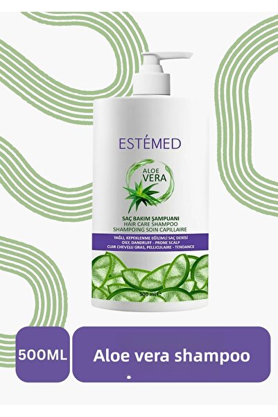 ESTEMED شامبو بخلاصة الصبار 500 مل - مضاد للتساقط ويساعد على التمدد