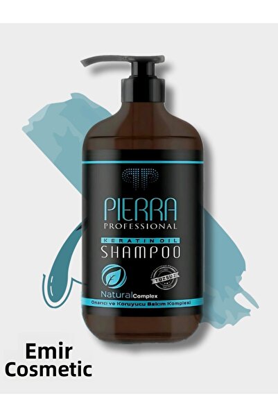 PİERRA شامبو العناية بالشعر بزيت الكيراتين الخالي من الملح 1000 مل