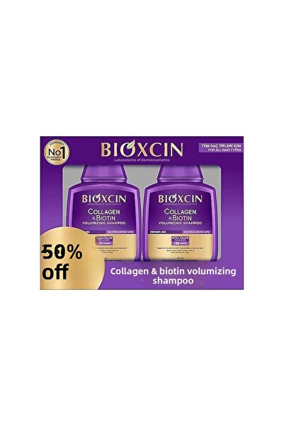 Bioxcin Collagen & Biotin Shampoo 300 ml - Second 50%