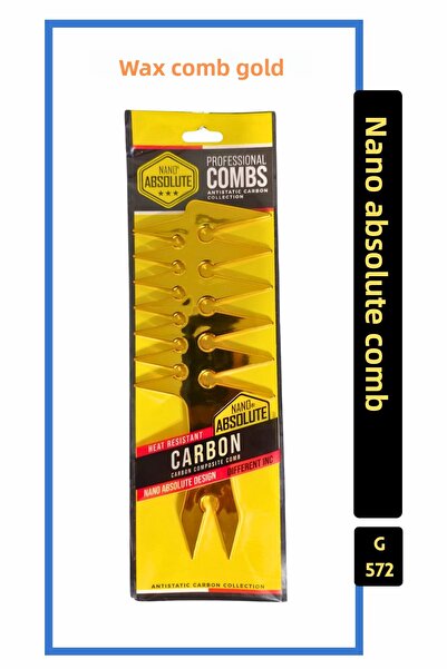 Nano Absolute Pieptene din compozit de carbon pentru ceruire Gold G-572