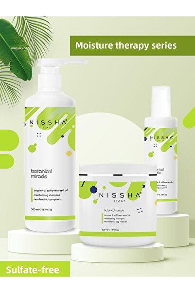 NISSHA ITALY سلسلة العناية المرطبة، مجموعة مرطبة مكونة من 3 قطع تحتوي على الك...