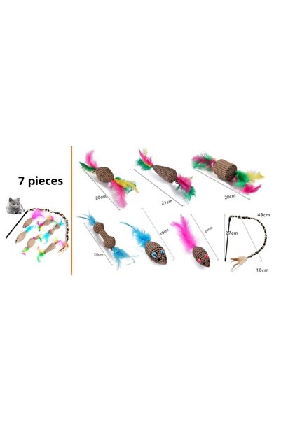 Mixpet 7 Piece Model Cat Toy Set