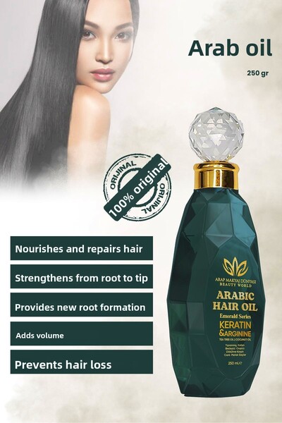 Arap Makyaj Dünyası 250ML Arabian Oil - Hair Growth and Anti-Shedding