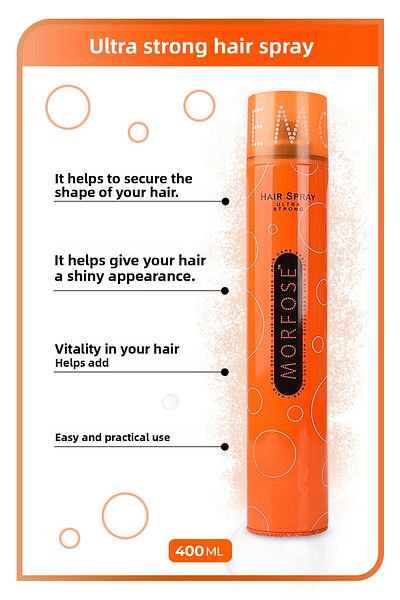 Morfose Ultra Strong Hair Spray 400 ml - Ultra Strong Hold