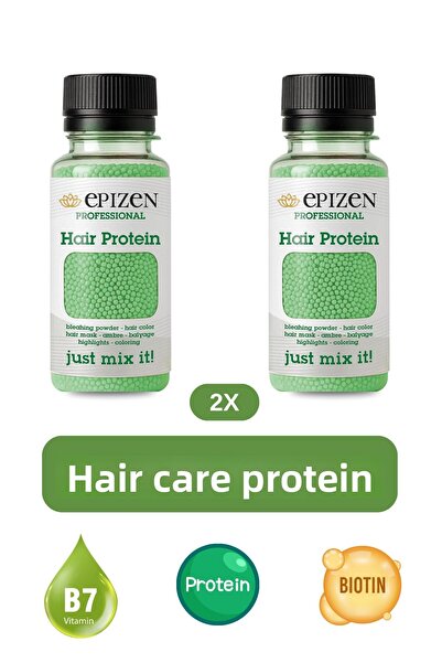 EPİZEN قطعتان من بروتين العناية بالشعر / فيتامين أ، إصلاح مغذي، مدعوم ضد تساق...