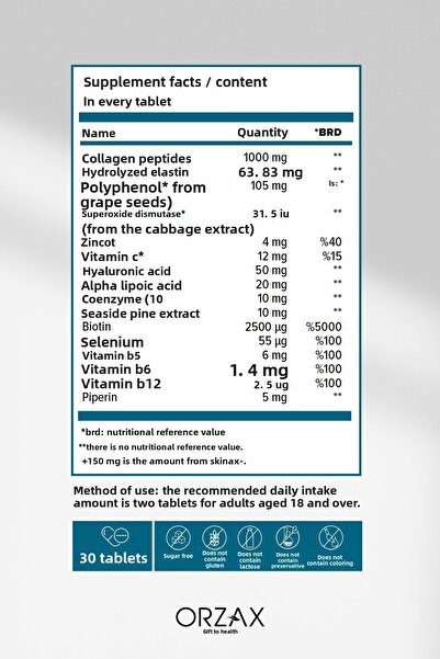 DAY2DAY The Collagen Beauty Elastin 30 Tablet