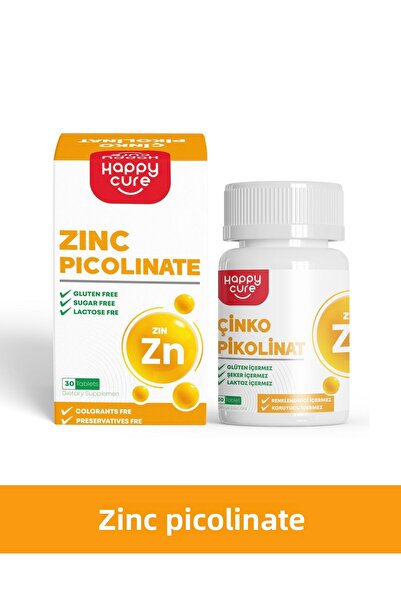 Happy Cure الزنك بيكولينات 30 قرص