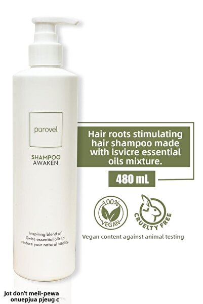 Pürovel شامبو أواكن 480 مل - منشط لقاعات الشعر
