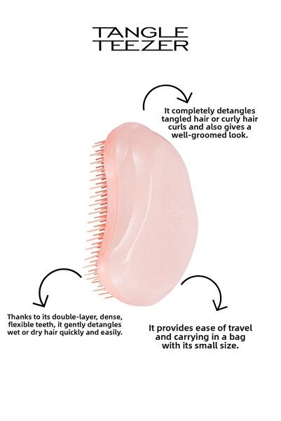 Tangle Teezer Αυθεντική βούρτσα μαλλιών Glitter Coral