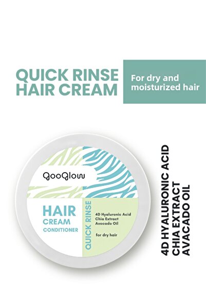 GOOGLOW بلسم كريم الشعر سريع الشطف - للشعر الجاف / Kuru Saçlar İçin Durulanan...