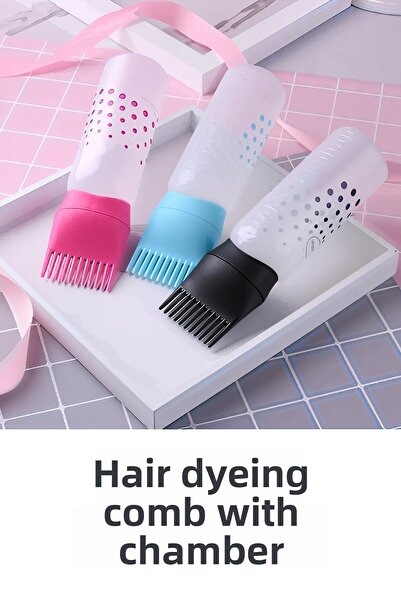 ELSA Pieptene Flacon pentru vopsirea parului Pieptene pentru vopsirea parului Pieptene pentru îngrijirea părului Aplicator de ulei pentru îngrijirea părului