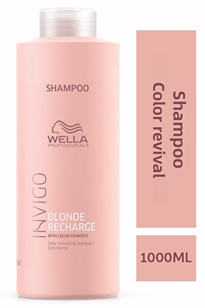 Wella Professionals إنفيجو بلوند ريتشارج - 1000 مل شامبو منعش ملون