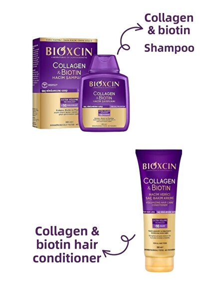 Bioxcin Șampon+Balsam cu Colagen și Biotină