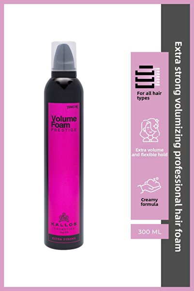 Kallos Cosmetics Kallos Prestige Extra Güçlü Hacim Veren Profesyonel Saç Köpü...
