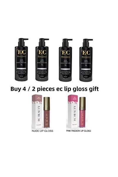 emrah çalışkan شامبو EÇ PURPLE اشتري 4 / 2 ملمع شفاه هدية (عاري / وردي)