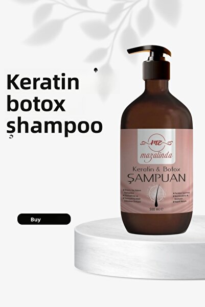 Mazalinda شامبو الكيراتين والبوتوكس شامبو العناية بالشعر المضاد للانسكاب
