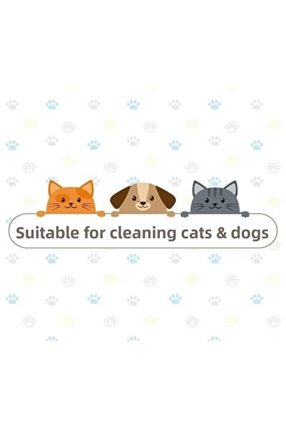 Dream Plus Wet Towel for Cat and Dog - Hair Collection Tool with Wipes Attachment, Sleepy Petcare