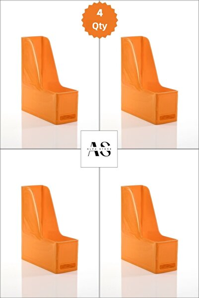 as alpa store MG101 A4 صندوق تخزين عمودي قابل للفك - مجموعة من 4 قطع-