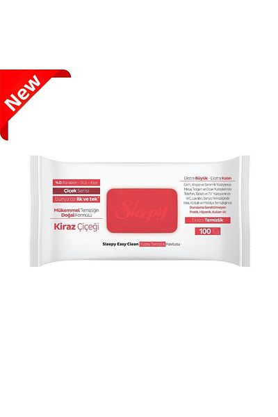 MBB ETİCARET Slepy Surface Cleaning Towel 100 Pieces Cherry