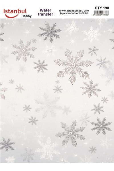 İstanbul Hobi نقل مائي للعام الجديد 25x35 سم STY198