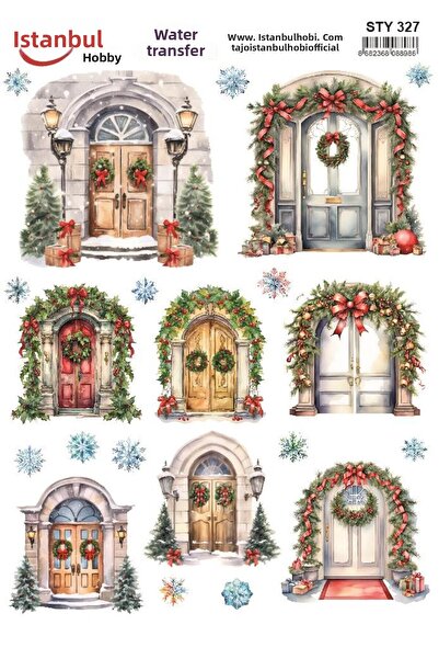 İstanbul Hobi نقل مائي للعام الجديد 25x35 سم STY327