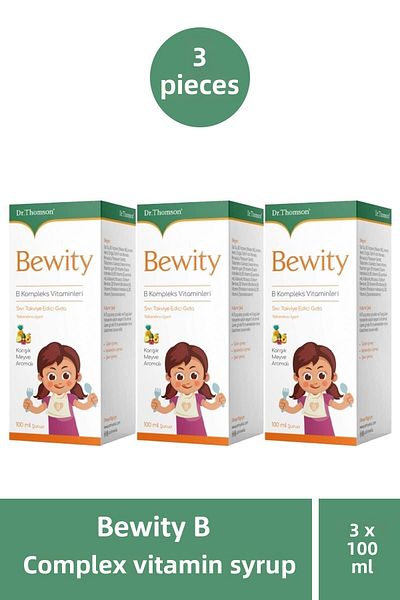 Dr. Thomson Bewity B Complex Vitamin Syrup 100 ml 3 Pieces