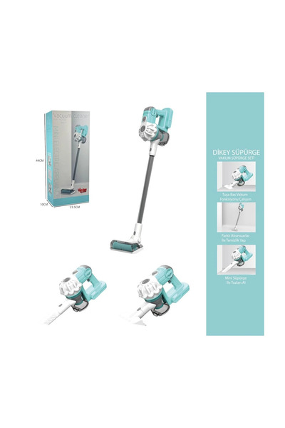 Depomiks Avm مجموعة مكنسة كهربائية عمودية موديل لعبة مكنسة كهربائية