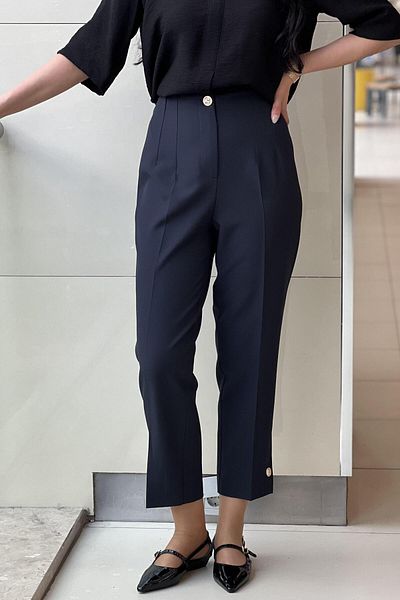 sentez giyim Synthesis Mars Leg Buttoned Trousers