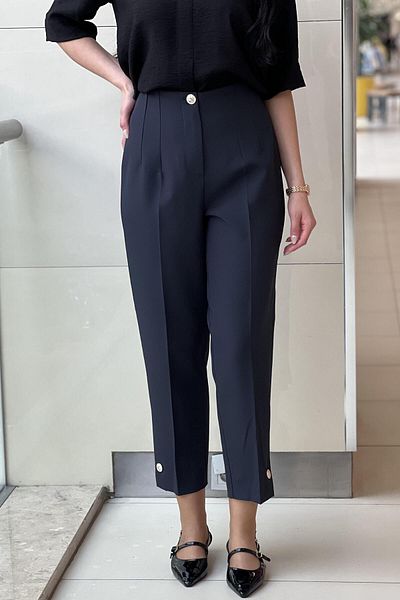 sentez giyim Synthesis Mars Leg Buttoned Trousers